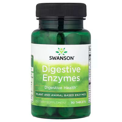 ENZYMAS DIGESTIVAS SWANSON 90 TABLETAS