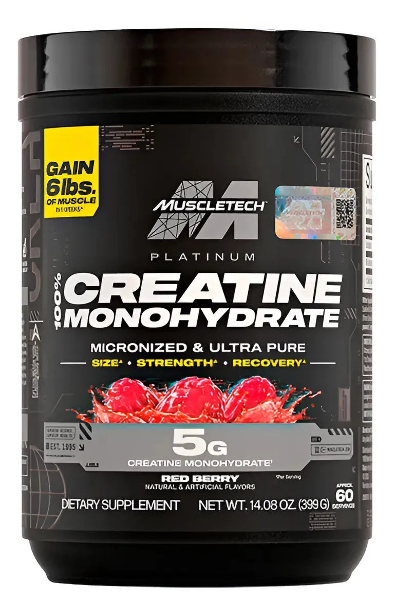 PLATINUM CREATINE RED BERRY 60 SERVICIOS
