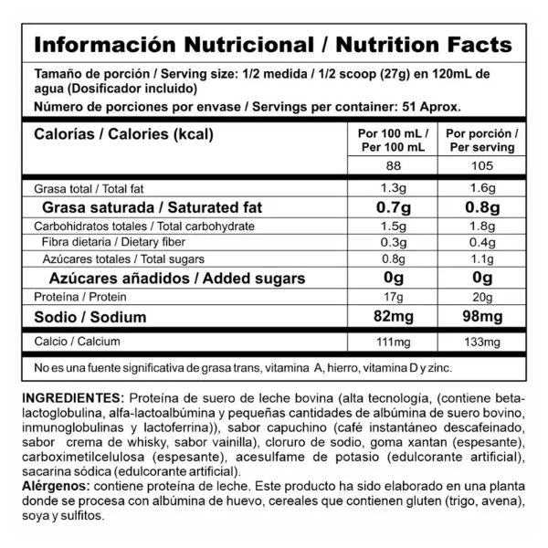 BIPRO CLASSIC 3 LIBRAS CAPUCHINO