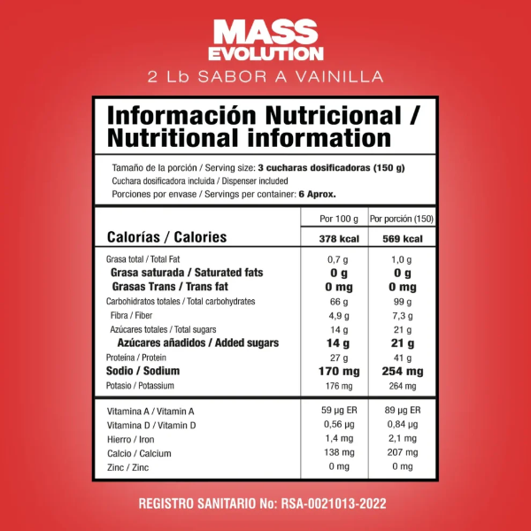 MASS EVOLUTION 2 LIBRAS