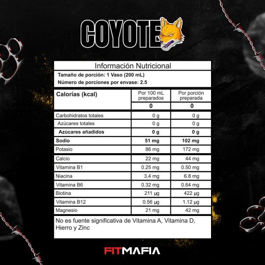 COYOTE PET MORA AZUL 500 ML