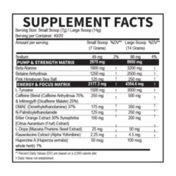 VENOM INFERNO 40 SERVICIOS