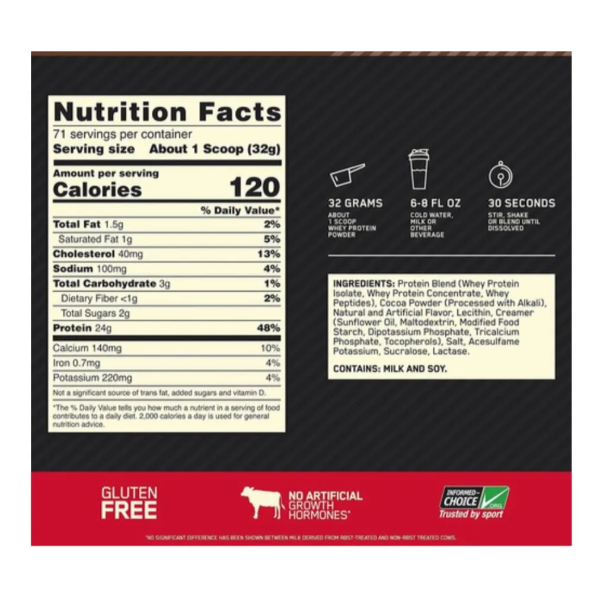 WHEY GOLDSTANDARD 5 LIBRAS CHOCOLATE