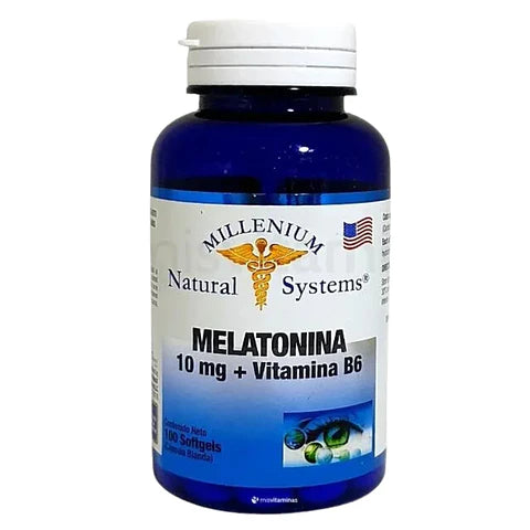 MELATONINA 10MG + VITAMINA B6 100 SOFGEL