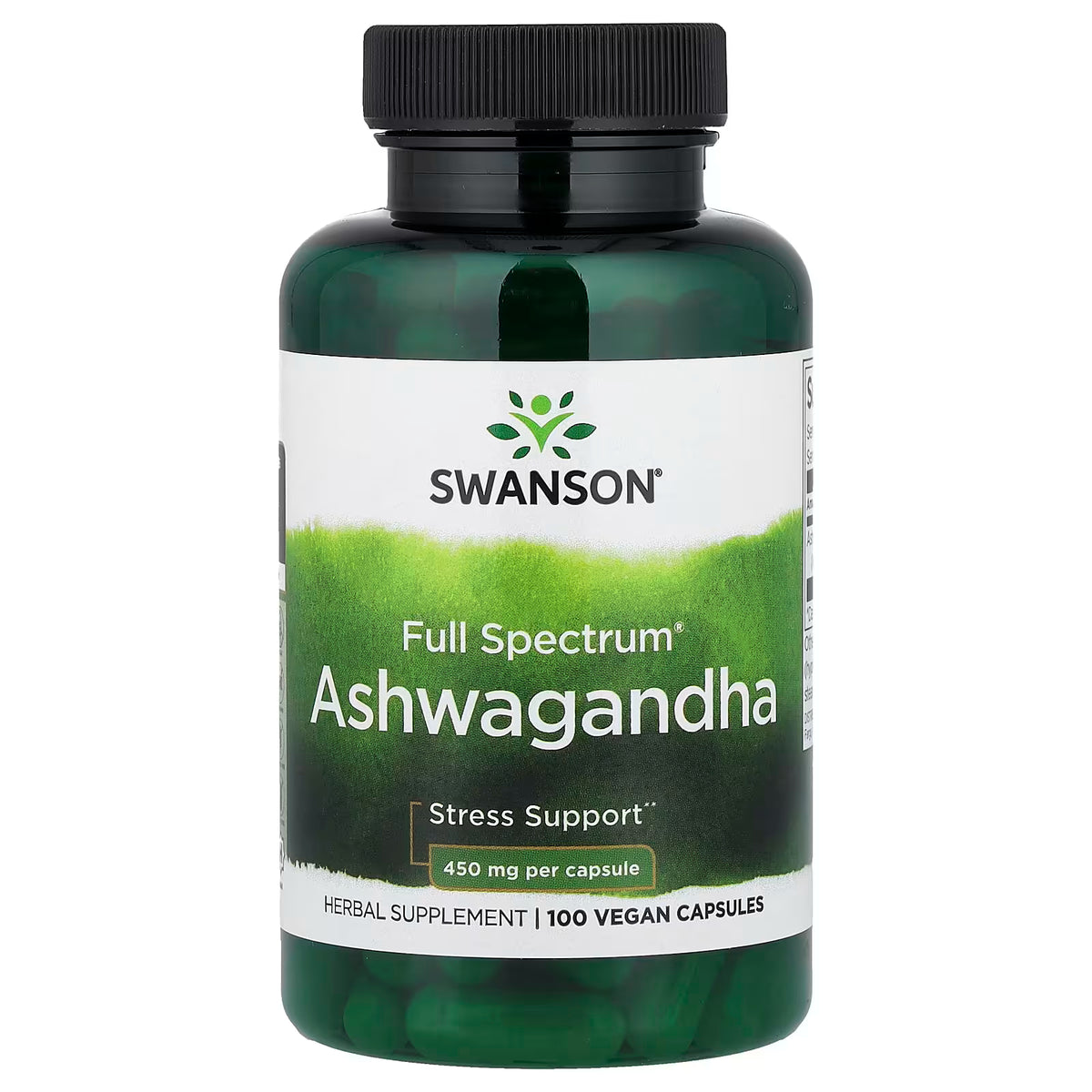 ASHWANDHA SWANSON 450 MG 100 CAPSULAS