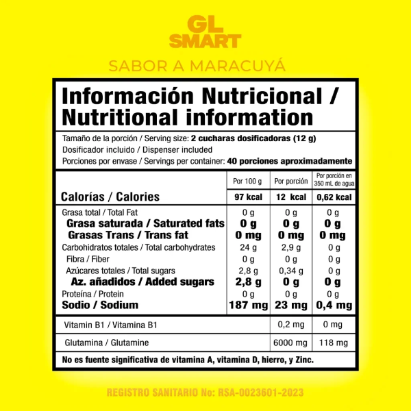 GLUTAMINA MARACUYA