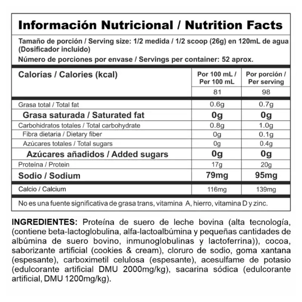 BIPRO CLASSIC 3 LIBRAS COOKIES AND CREAM