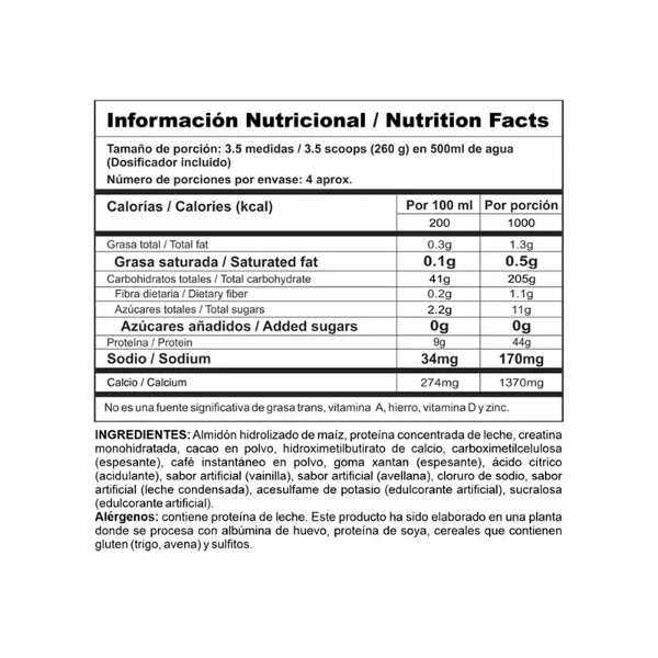 MEGAPLEX EDICION COOKIE AND CREAM 2.4 LIBRAS