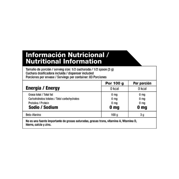 BETA ALANINE 83 SERVICIOS
