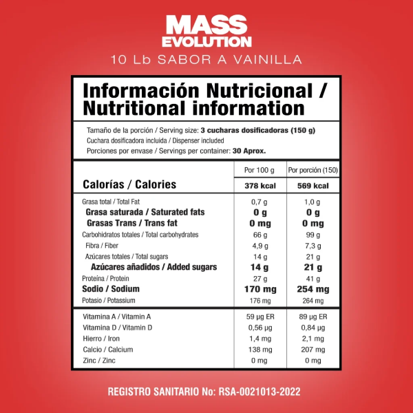 MASS EVOLUTION 10 LIBRAS