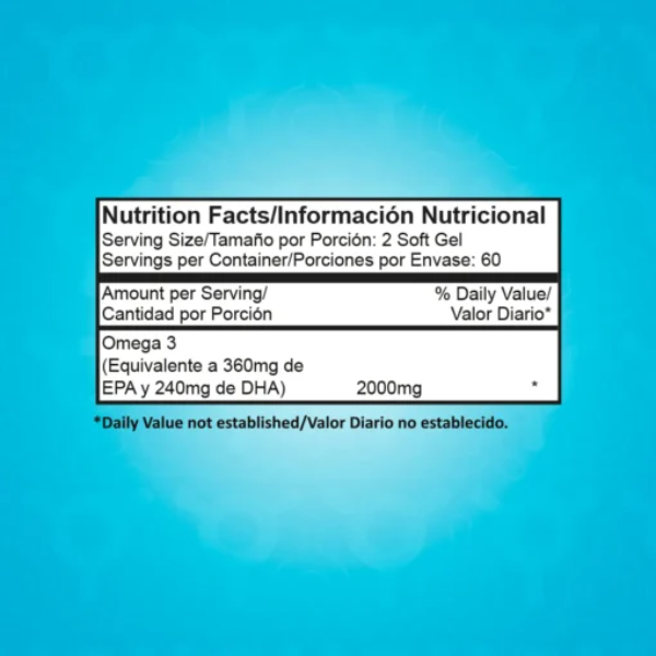 OMEGA 3 120 CAPSULAS