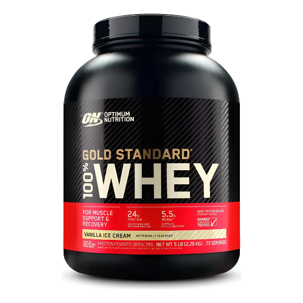 WHEY GOLDSTANDARD 5 LIBRAS HELADO DE VAINILLA